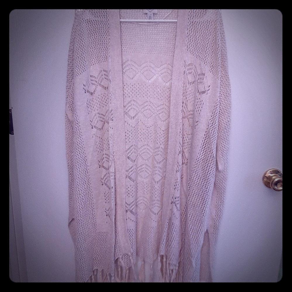 St. John's Bay crochet cardigan